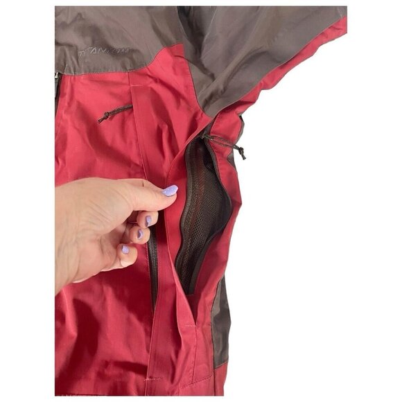 Columbia Men's L Summit Lift Interchange Red Brown 3 in 1 Waterproof Jacket - Picture 13 of 13